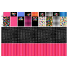 Tricoline Digital Painel Carteirinhas Floral Colors- Meia Tigela