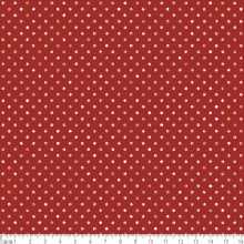 Bolinha Pequena Natal Des p1001 Var058 - Vermelho com Dourado
