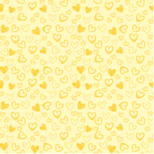 Corações fundo amarelo claro 1342v166