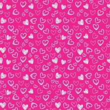 Corações fundo Pink 1342v108