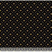 Coroa Losango Preto com Dourado Des 2830 Var01