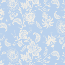 Floral fundo Azul BEbe 1297v139