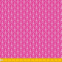 Tecido Tricoline Estampado Folhas Arabesco Pink 1232v108