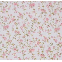 Tecido Tricoline Estampada rosa laura 03