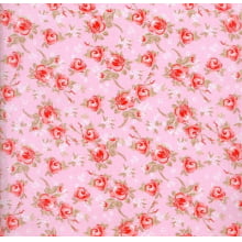 Miosotis 02 fundo rosa floral