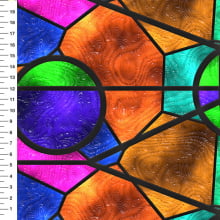Geometrico Coloridos 9100e5153 - Sarja Impermeável 100% Algodão