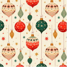 Tecido Tricoline Bolas de Natal 8132001