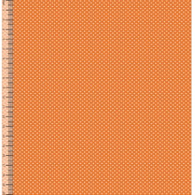 Tecido Tricoline Bolinha Micro Laranja 99323-1038