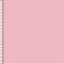 Tecido Tricoline Bolinha Micro Rosa 99323-1036