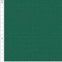 Tecido Tricoline Bolinha Micro Verde Garrafa