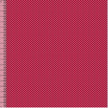 Tecido Tricoline Bolinha Micro Vermelho 99323-1037