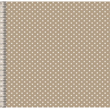 Tecido Tricoline Bolinha Pequena Kaki 03191-1043