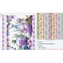 Tecido Tricoline Estampado Barrado Toalete 9017e361