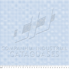 Tecido Tricoline Xadrez Pequeno Azul Bebê 06906-327