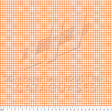 Tecido Tricoline Xadrez Pequeno Laranja 06906-323