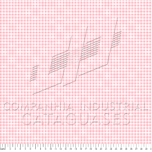 Tecido Tricoline Xadrez Pequeno Rosa 06906-321