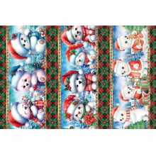Tricoline Barrado Urso Polar 55cm x 1,50mt
