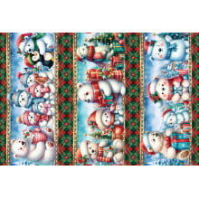 Tricoline Barrado Urso Polar 55cm x 1,50mt Tricoline Barrado Urso Polar 55cm x 1,50mt