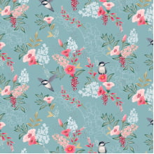 Tricoline Estampada Beija Flor 9050v108