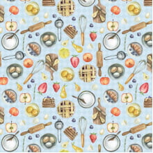 Tricoline Estampada Cozinha Frutas Bolos 9050v143