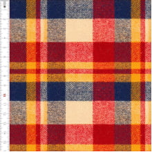 Tricoline Festa Junina Xadrez Marinho e Vermelho 9050V466