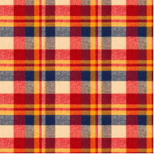 Tricoline Festa Junina Xadrez Marinho e Vermelho 9050V466