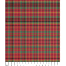 Xadrez Fio Tinto Natal Fio Dourado Rena G - 1028