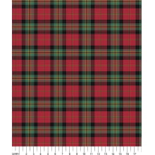 Xadrez Fio Tinto Natal Fio Dourado Rena G Verde - 1019