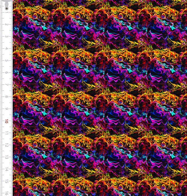 Esfumaçado Rabiscos Abstrato Coloridos