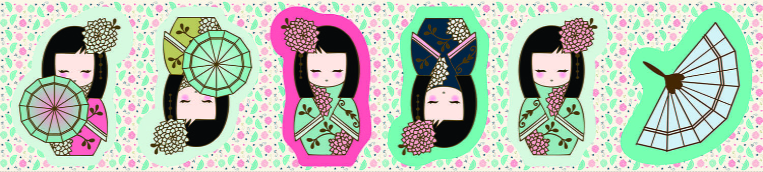 Naninhas Kokeshi Campana 9100e3681