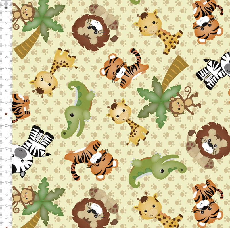 Safari Fundo Bege Delicata 9100e1501