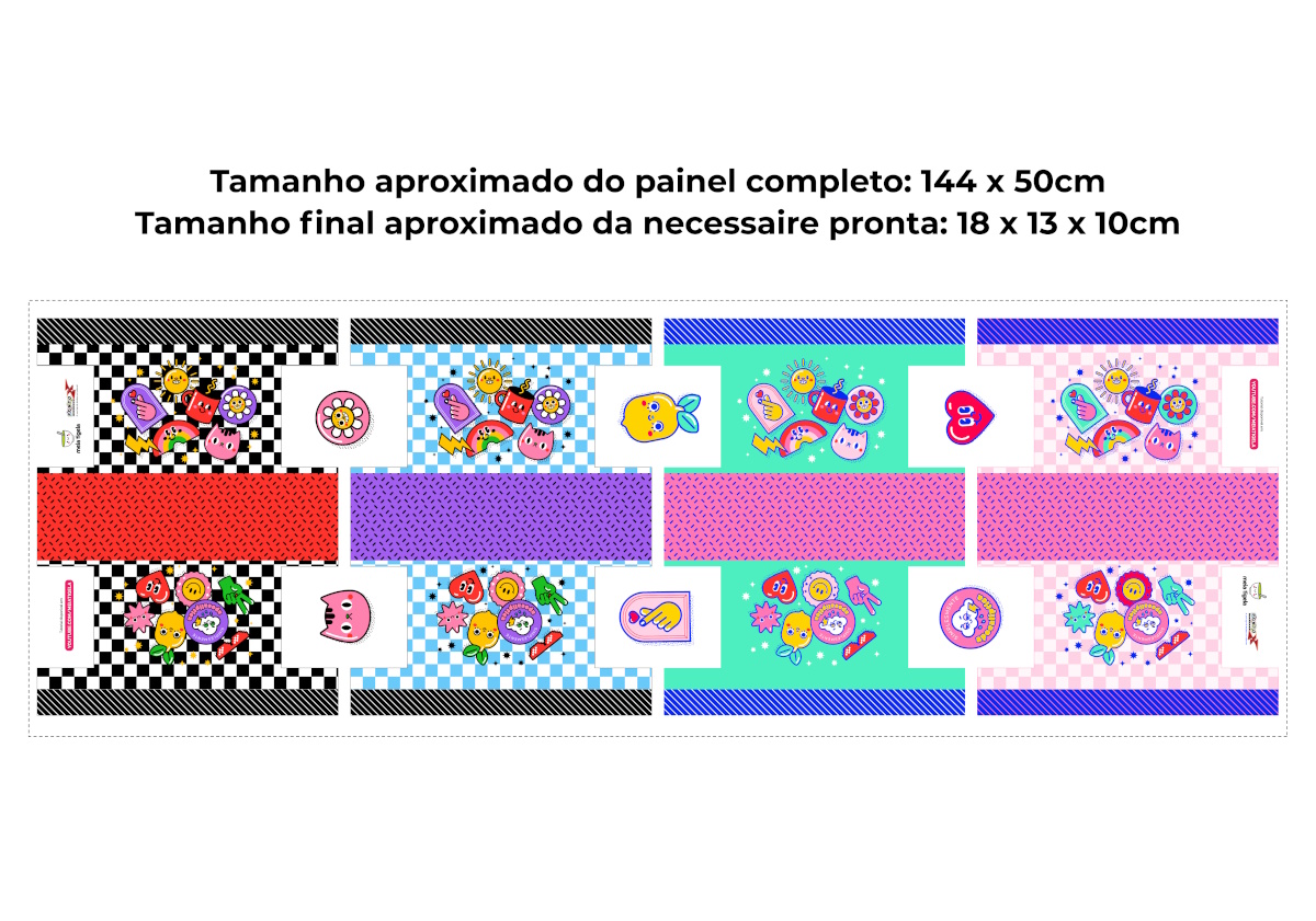 Tecido Necessaries Box Sticker