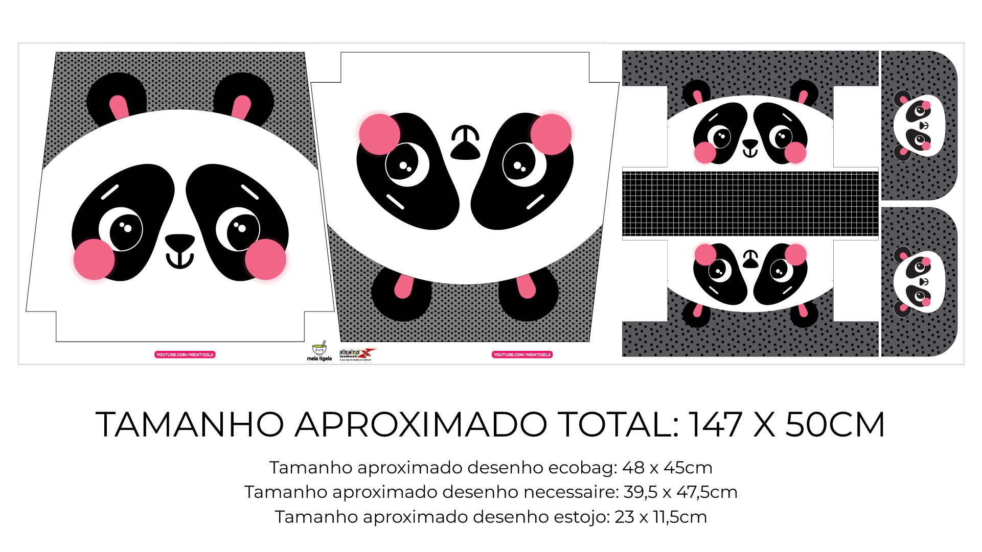 Agenda 2024 Panda  Elo7 Produtos Especiais