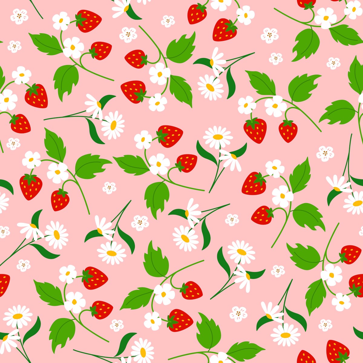 Tecido Tricoline Floral Moranog Fundo Rosa - Meia Tigela