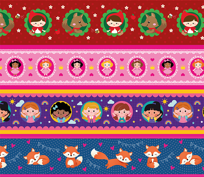 Tricoline Digital Barrados Infantil Meia Tigela