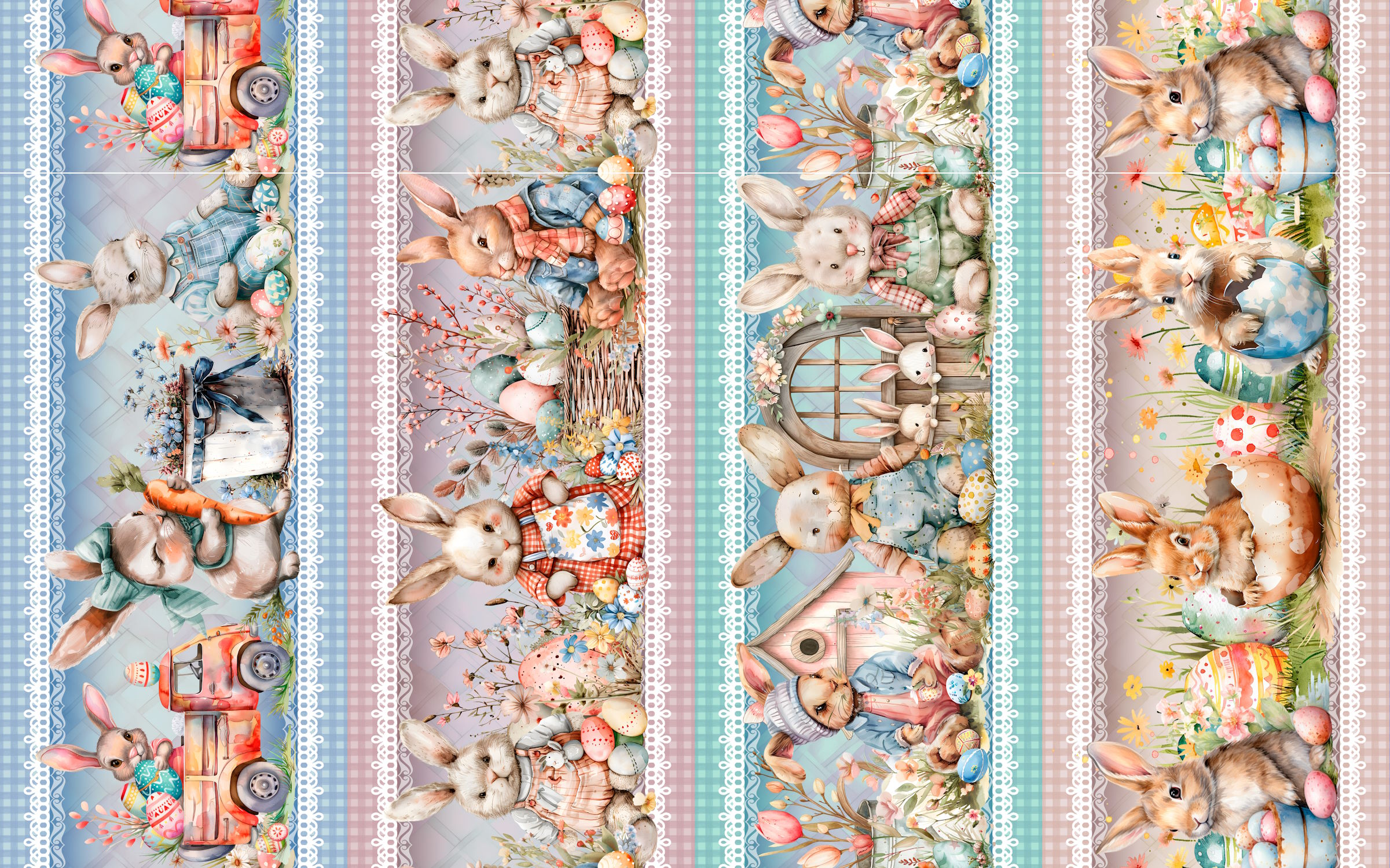 Tricoline Digital Barrados Páscoa 1 - 9100eE16170