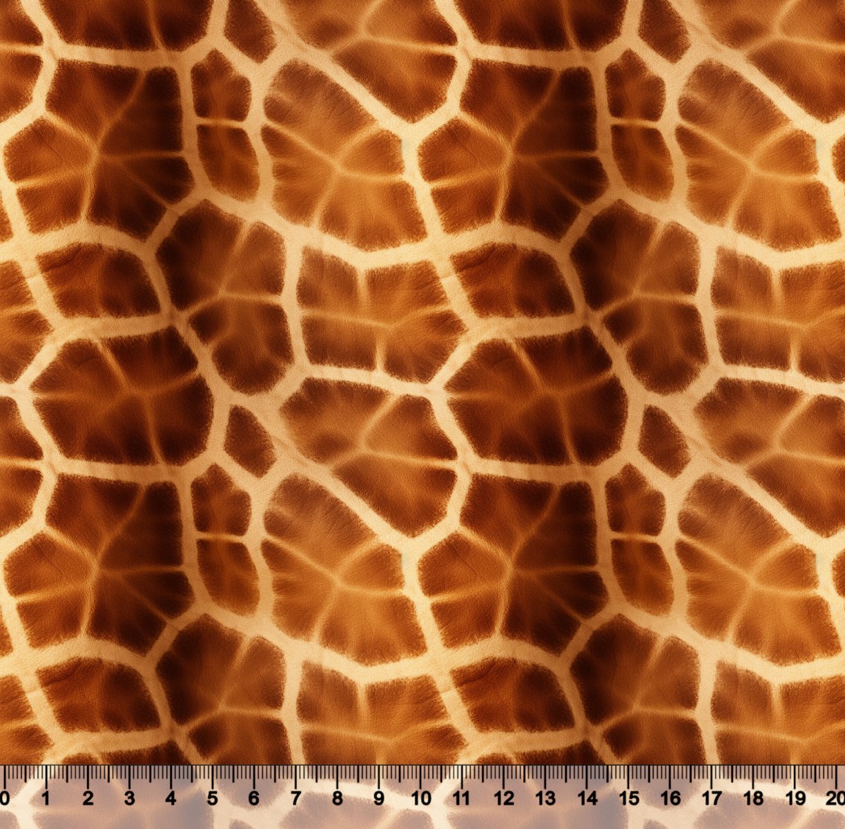Tecido Sarja Impermeável Animal Print Girafa  3D