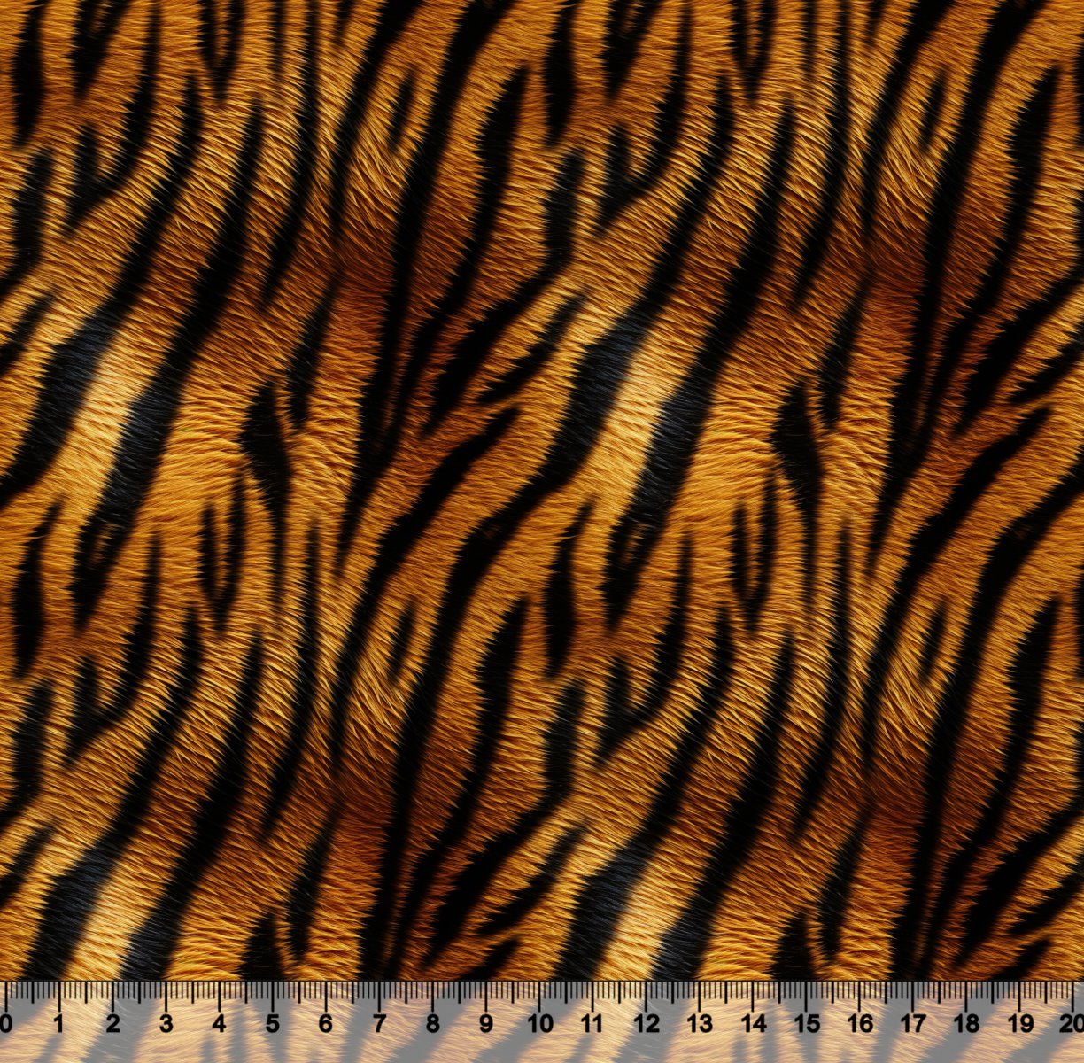 Tecido Sarja Impermeável Animal Print Tigre 3D