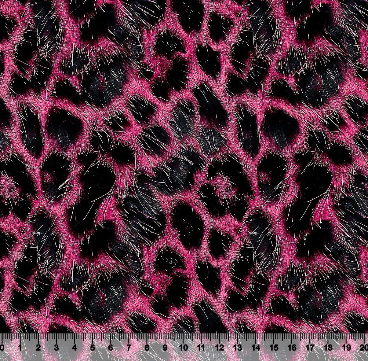 Tecido Tricoline Digital Animal Print Onça Rosa 3D