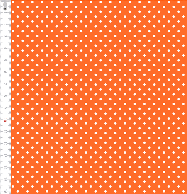 Bolinha Pequena 1001280 - Laranja com Branco