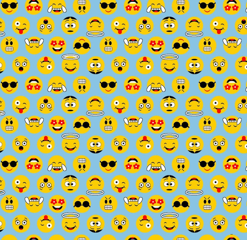 EMOJI FUNDO AZUL 03 PEQUENO