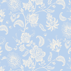 Floral fundo Azul BEbe 1297v139