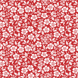 Floral fundo vermelho 1319v165