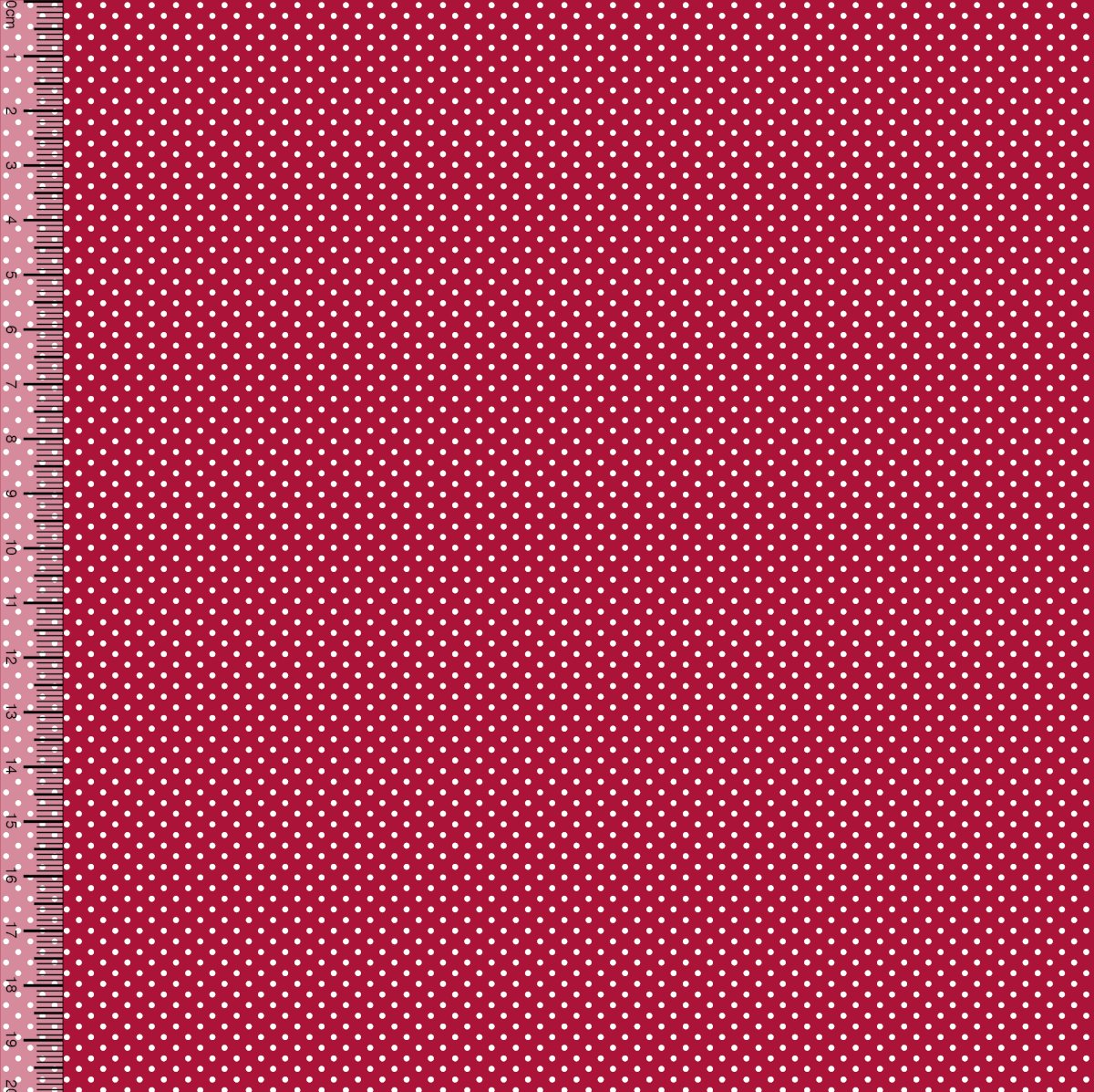 Tecido Tricoline Bolinha Micro Vermelho 99323-1037