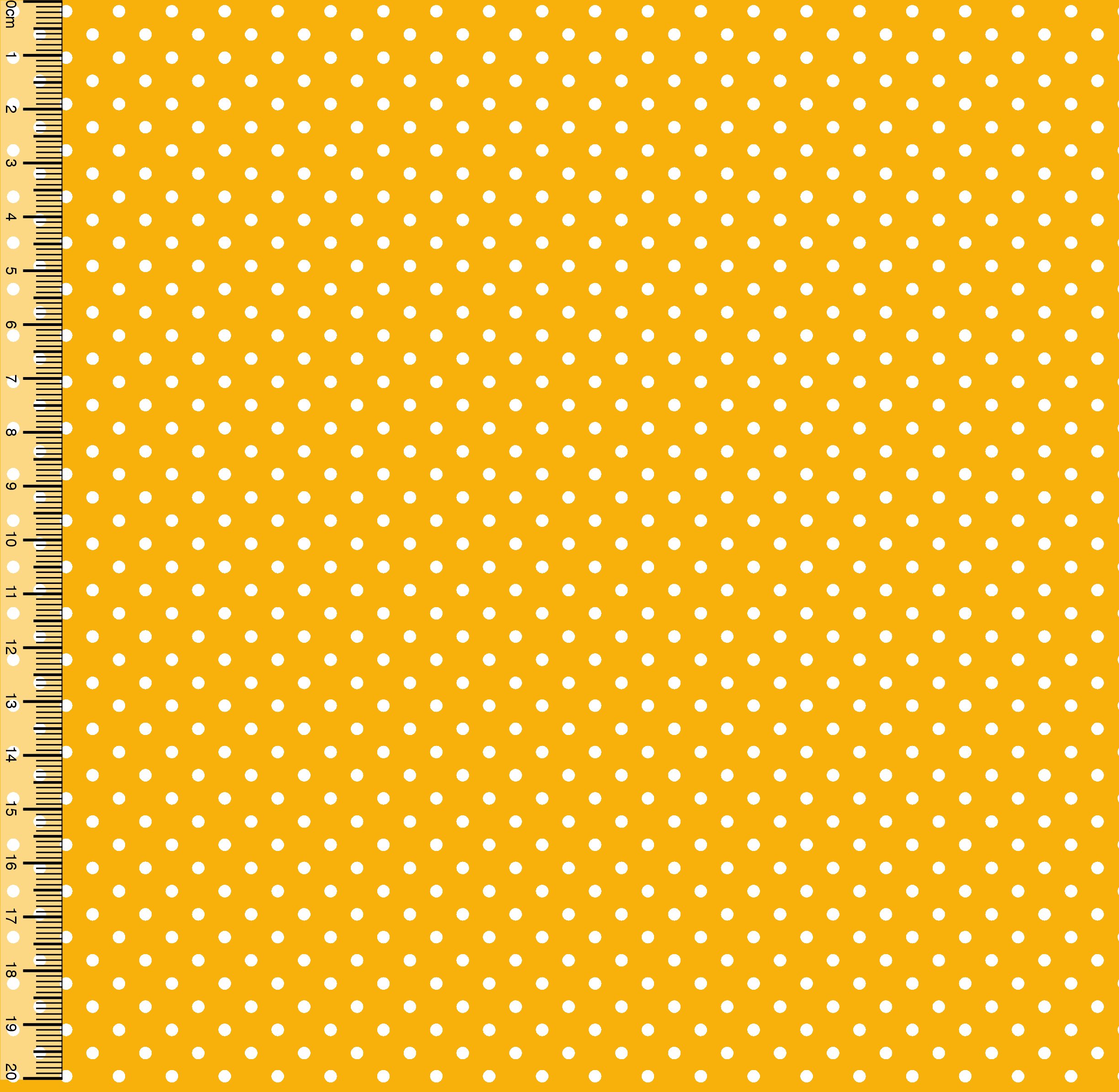 Tecido Tricoline Bolinha Pequena Amarelo Ouro 03191-1039