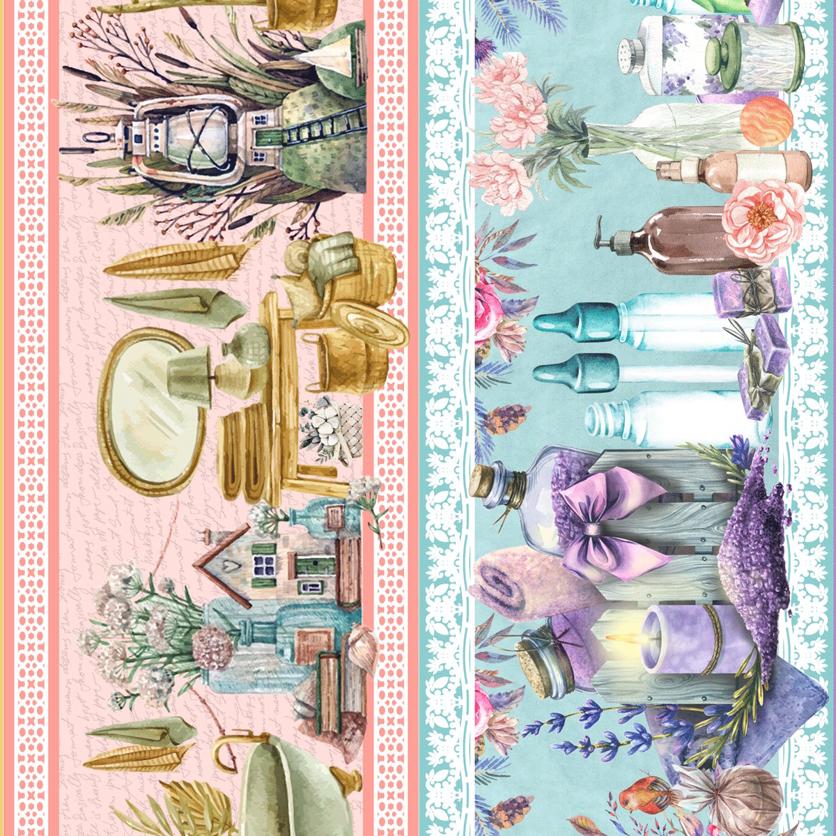 Tecido Tricoline Estampado Barrado Toalete 9017e361