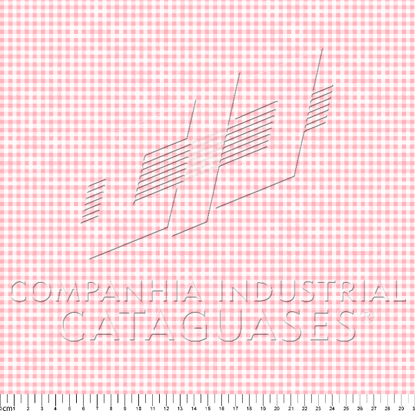 Tecido Tricoline Xadrez Pequeno Rosa 06906-321