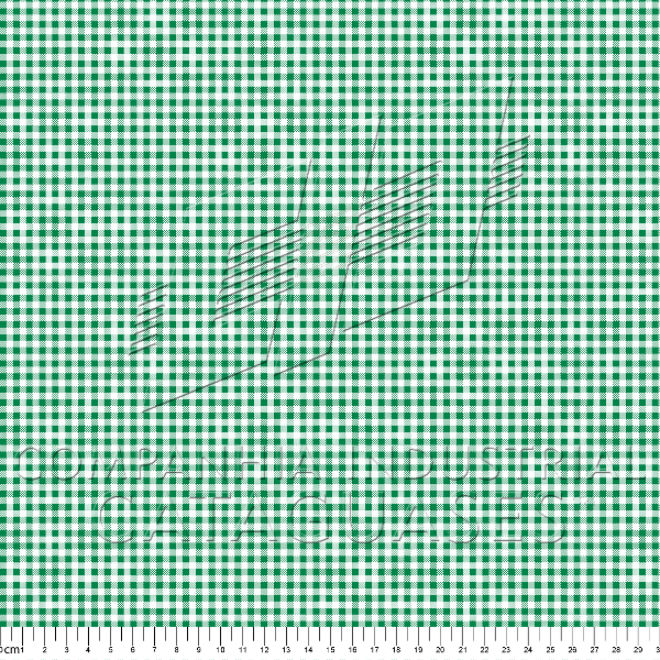 Tecido Tricoline Xadrez Pequeno Verde 06906-325